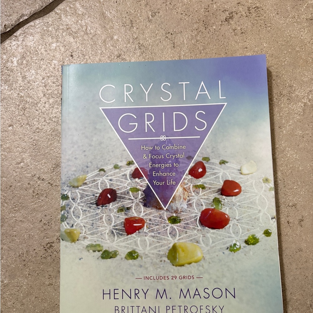 Crystal Grids Book with Colorful Cover